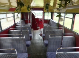 Double deck bus for wedding hire in Sevenoaks